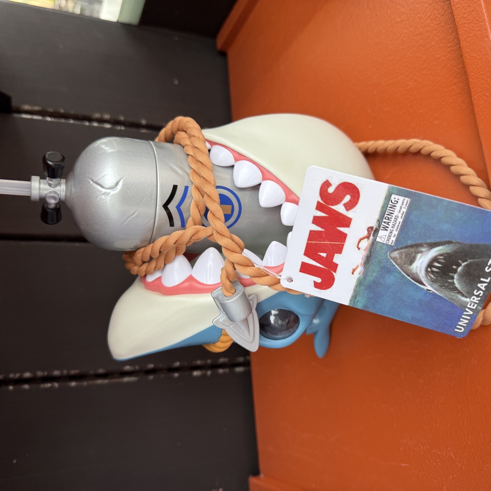 Jaws 50th Anniversary Sipper Shark Drink Cup NEW Universal Studios Authe…